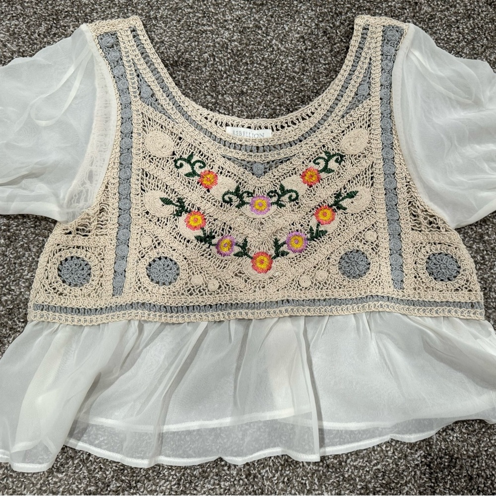 Rebellion Cropped Top
